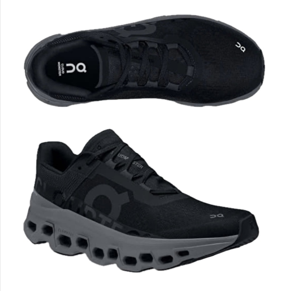 On Cloudmonster Black | Magnet Women Size: 8.5